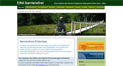 Desktop Screenshot of eifel-barrierefrei.de